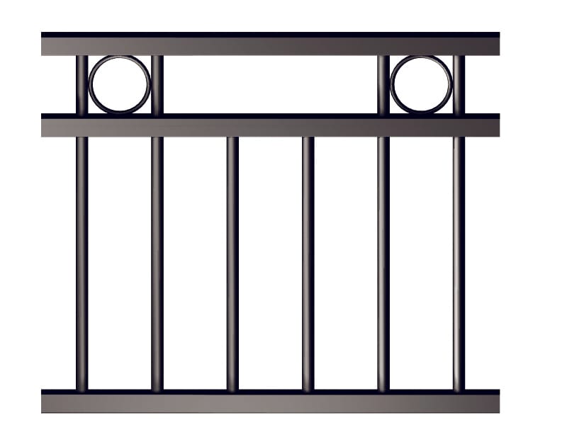 10 Dtr 2up 2down With Rings Pool Fencing