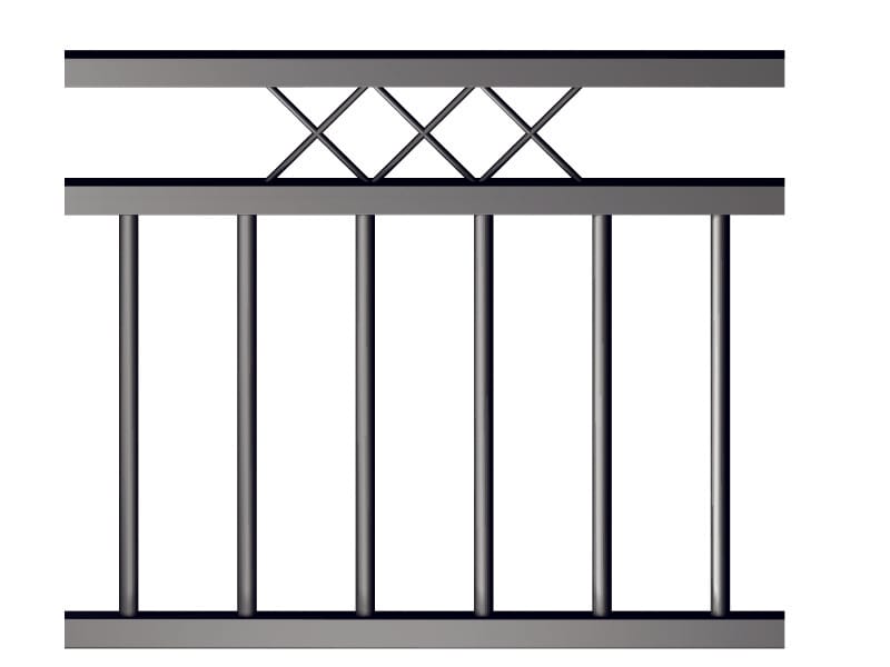 15 Dtr With Crosses Concertina Pool Fencing