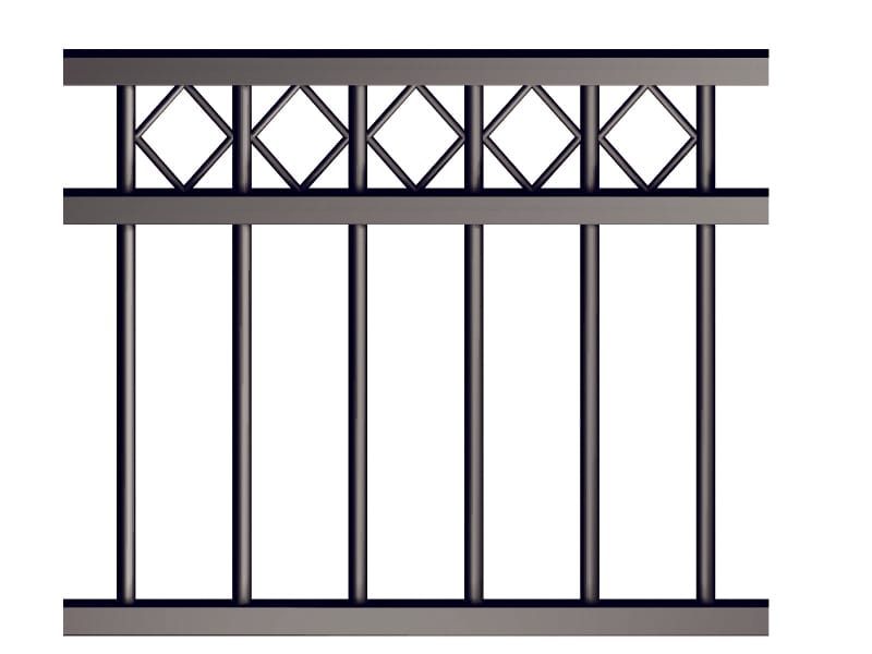 20 Dtr All Up All Diamonds Pool Fencing