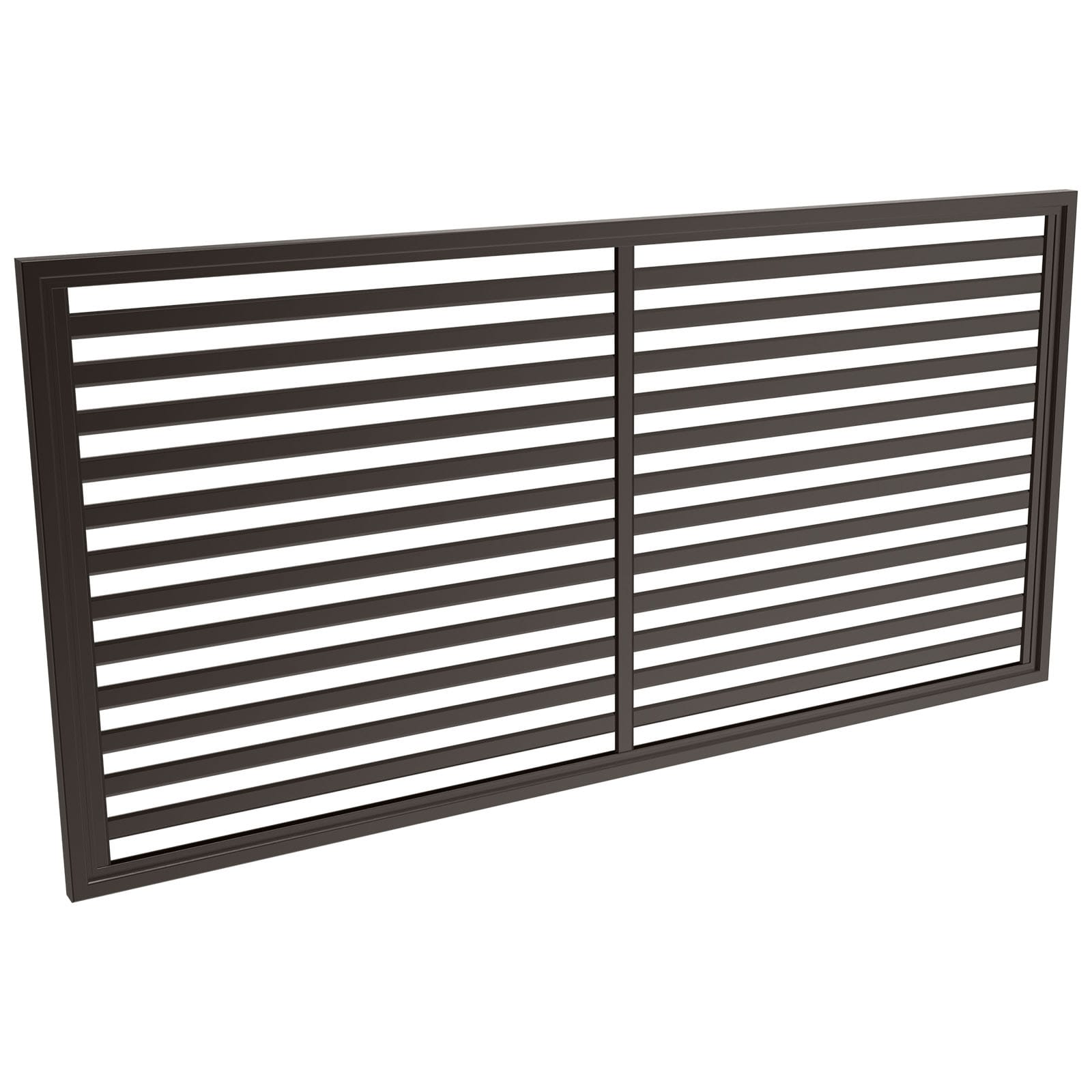 Protectoral Welded Slat Screen 1800wx900h 1.satin Black (night Sky)
