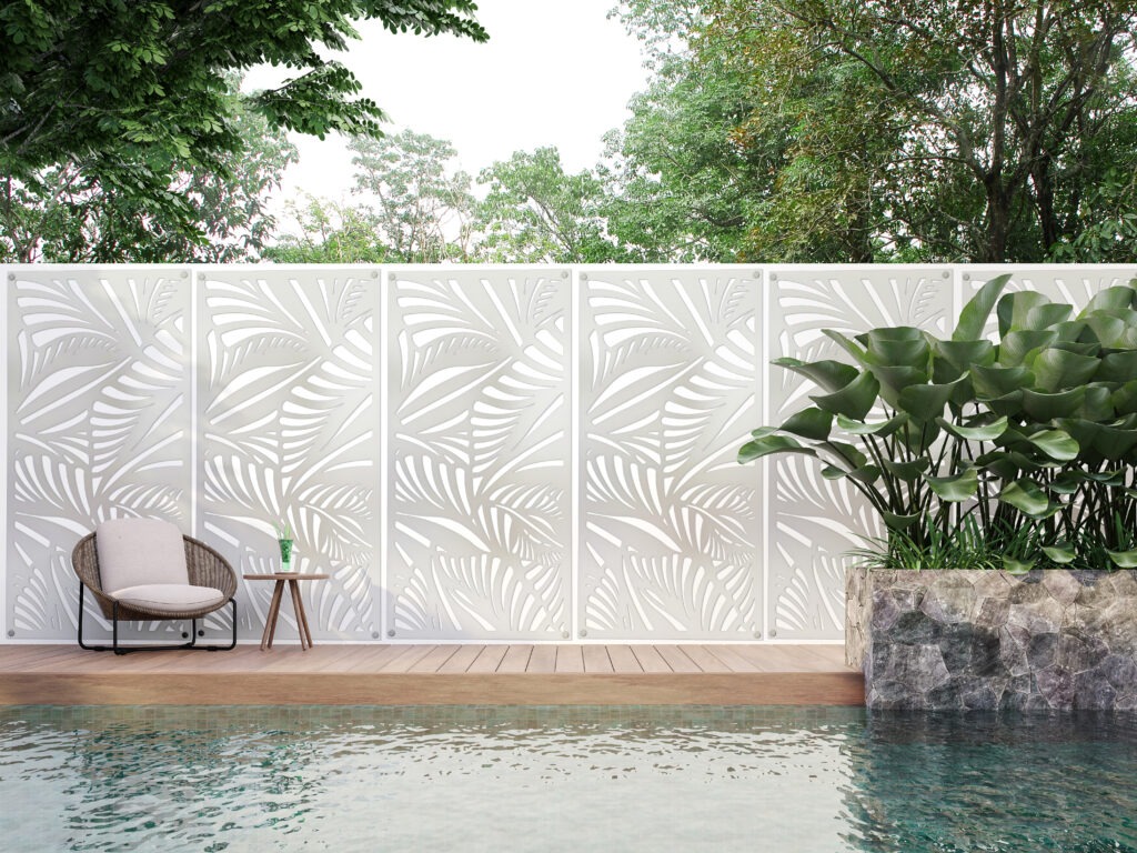 Decorative aluminium screen panels
