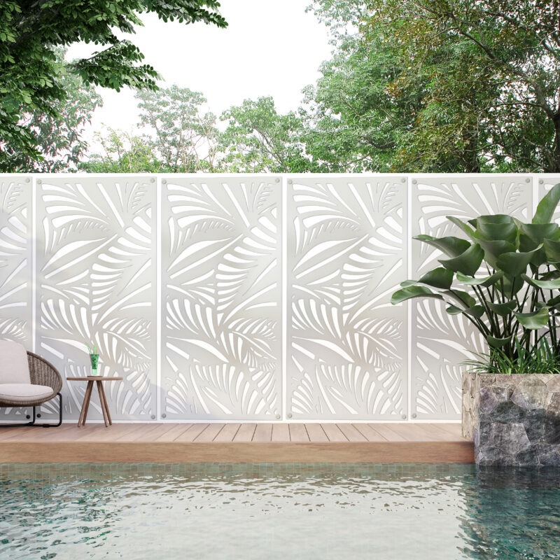 Decorative aluminium screen panels