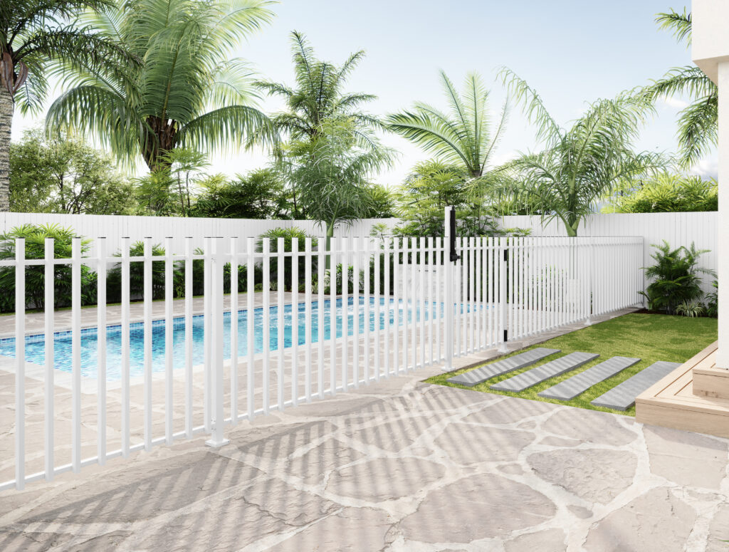 481065 Pool Boundary Fence Fence Lifestyle White 6k Cropped