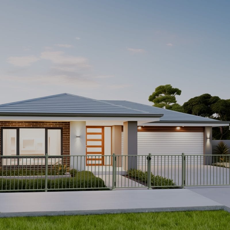 900h Flat Top Flanged Posts Pale Eucalypt Cropped