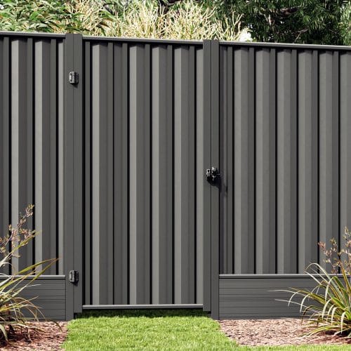 Colorbond Gate Converter Ssleepers Backyard 4