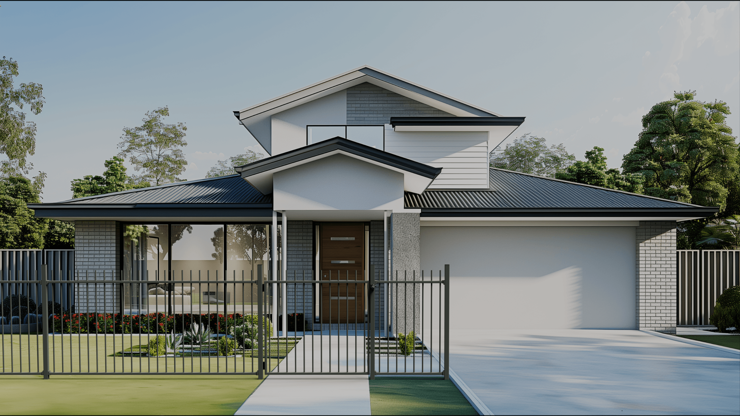 Garden Picket Monument Fence